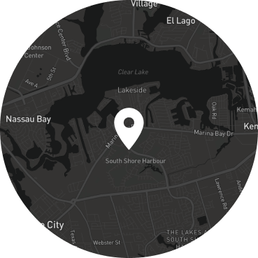 Map showing Sleep Well Southeast Texas location